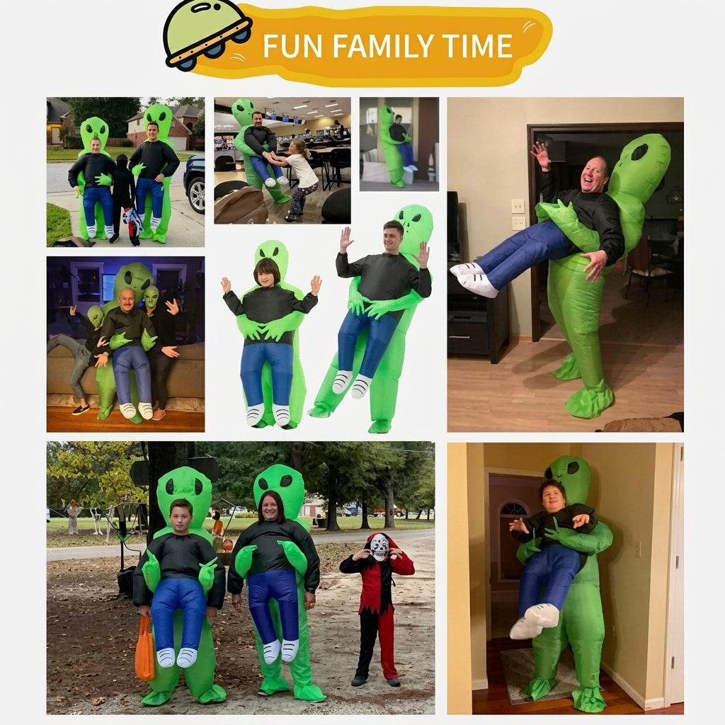Alien Abduction Inflatable Costume – Adult & Kids